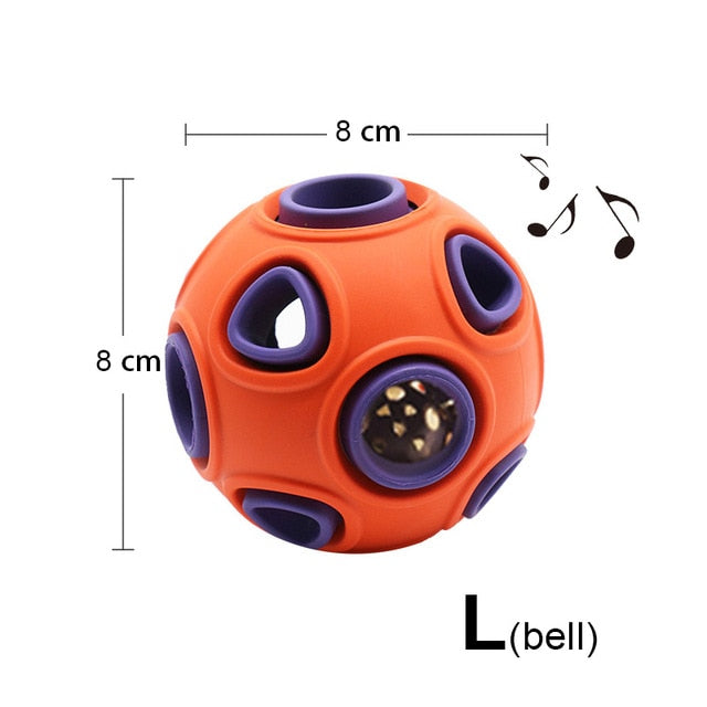 Best Interactive Dog Toys Funny Pet Ball Dog Chew Toy For Dogs Ball Holds Food Rubber Toy Balls Pets Supplies Smart Dog Toy