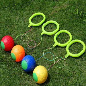 1Pc Skip Ball Outdoor Fun Sports Toy Classical Skipping Toy Exercise Coordination And Force Reaction Training Swing Ball