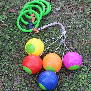 1Pc Skip Ball Outdoor Fun Sports Toy Classical Skipping Toy Exercise Coordination And Force Reaction Training Swing Ball