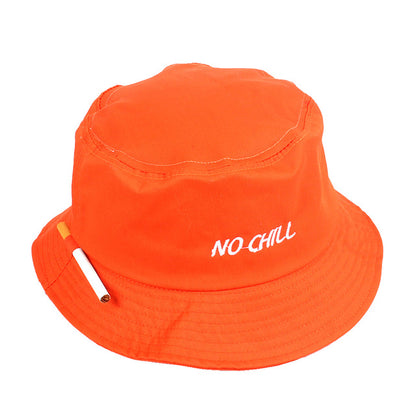 Cigarette Embroidery Bucket Hat Men Women Hip Hop Fishing Cap Adult Panama Bob Hat Summer Lovers Flat Hat Cotton NO CHILL