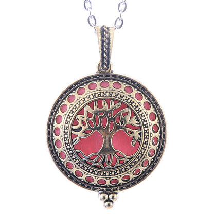 Choose Aromatherapy Necklace Vintage Flower Butterfly Essential Oil Diffuser Necklace Perfume Lockets Pendants