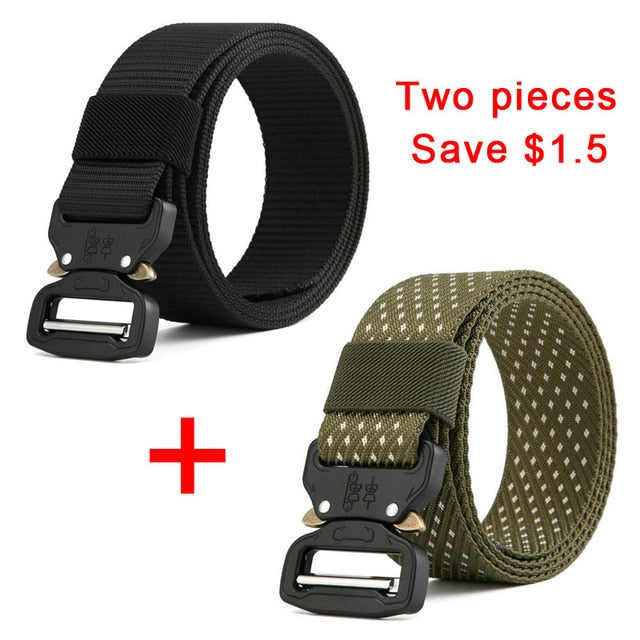 New Nylon Tactical Army Belt Mens Military SWAT Combat Belts Emergency Survival Gear Belt