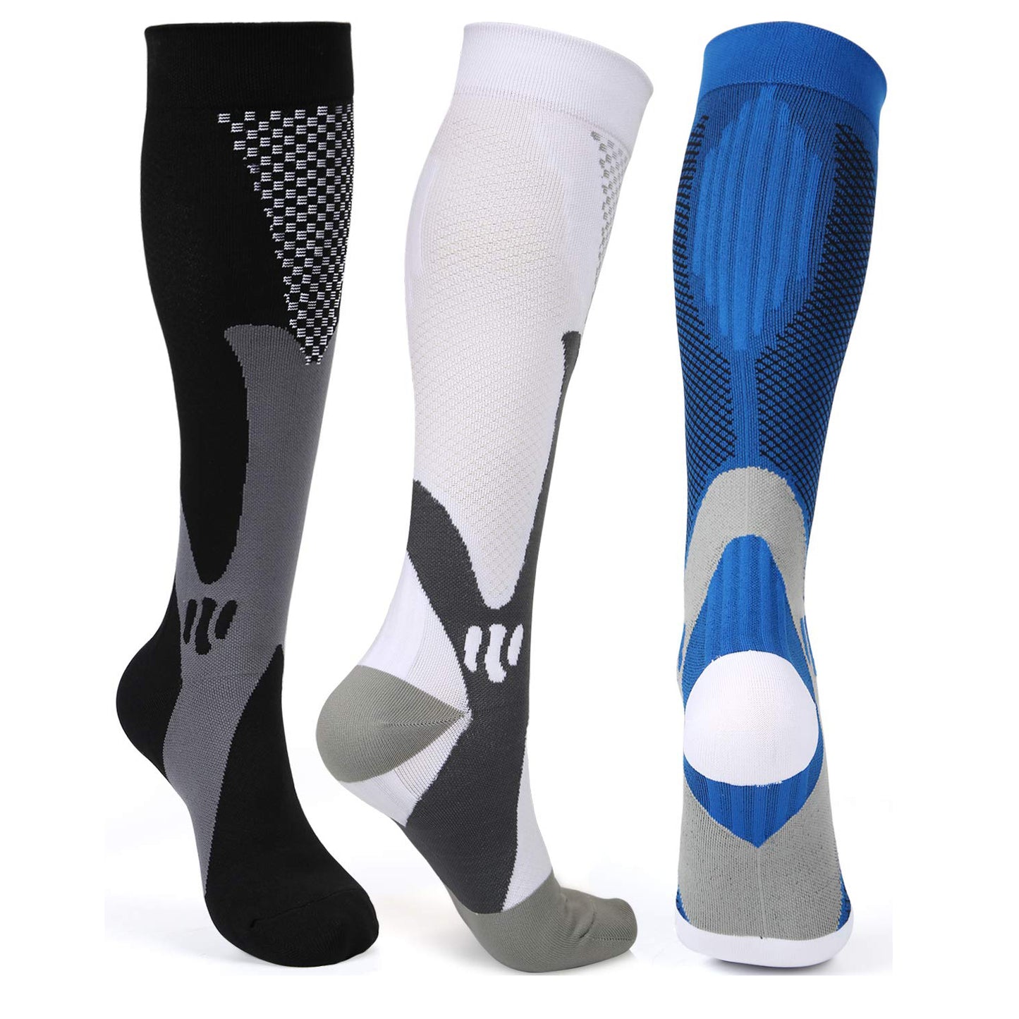 Compression Socks Nylon Medical Nursing Stockings Specializes Outdoor Cycling Fast-drying Breathable Adult Sports Socks