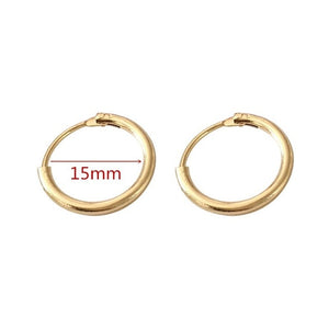 40mm 60mm 70mm 80mm Exaggerate Big Smooth Circle Hoop Earrings Simple Party Round Loop Earrings for Women Jewelry Choose Style Gold Silver