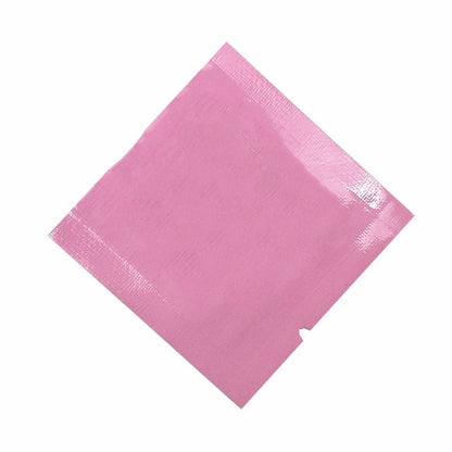 200Pcs/lot Mini Colorful Open Top Pure Aluminum Foil Packaging Bag Heat Seal Flat Mylar Foil Candy Small Crafts Storage Pouches