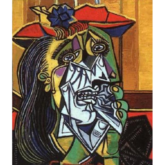 DIY 5D Diamond Painting Pablo Picasso Crying Women Full Square/Round Drill Famous Works Art Home Decor Gift