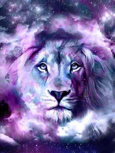 Diamond Painting 5D Zodiac Sign Leo Lion Rhinestones Art Diamond Embroidery Cross Stitch Animals Handwork Hobby Gift Home Decor