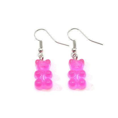 Gummy Bear Dangle Earring Womens Retro Fashion Styligh Candy Earring Drop Style Earrings Choose Color Great Gift