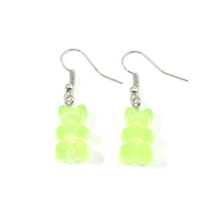 Gummy Bear Dangle Earring Womens Retro Fashion Styligh Candy Earring Drop Style Earrings Choose Color Great Gift