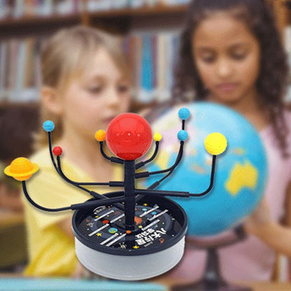 Solar System Nine Planet Model Science Kit DIY Assembly Parent-Child Interaction Planetarium Toy Kids Educational Toy