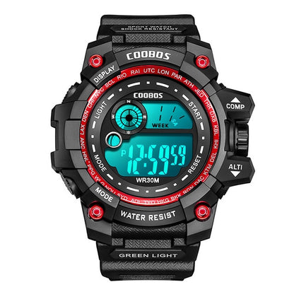 Digital Wristwatches Military Mens Sports Watch Waterproof Quartz Led Calendar Waterproof Digital Watch Choose Color