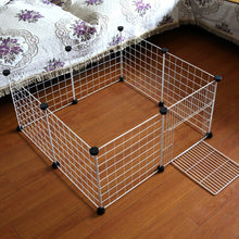 Load image into Gallery viewer, 10PC Foldable Pet Playpen Iron Fence Crate Puppy Kennel House Exercise Training Puppy Space Dog Gate Pet Supplies
