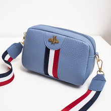 Load image into Gallery viewer, Women&#39;s Shoulder Crossbody Bag Multi-Color Stripe Zipper Fashionable Style Mini Purse Small Crossbag Choose Color
