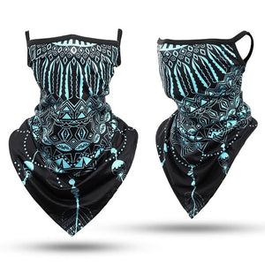 3D Headband Paisley Neck Gaiter Tube Scarves Hanging Ear Cover Scarf Breathable Windproof Face Mask Guard Bandana Men Women