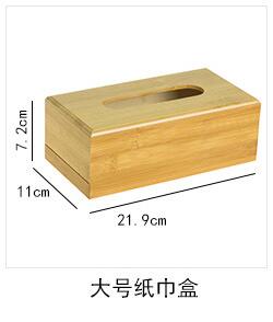 1PCS Wooden Tissue Boxes Napkin Holder Paper Dispenser Tissue Box Holder Wood Tissues Box for Home