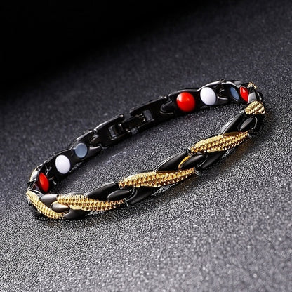 Trendy Weight Loss Energy Magnets Jewelry Slimming Bangle Bracelets Twisted Magnetic Therapy Bracelet Healthcare