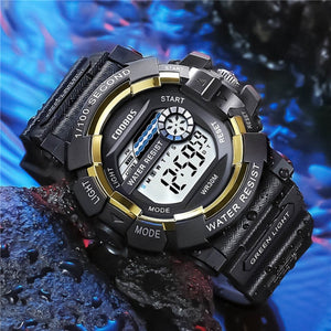 Digital Wristwatches Military Mens Sports Watch Waterproof Quartz Led Calendar Waterproof Digital Watch Choose Color