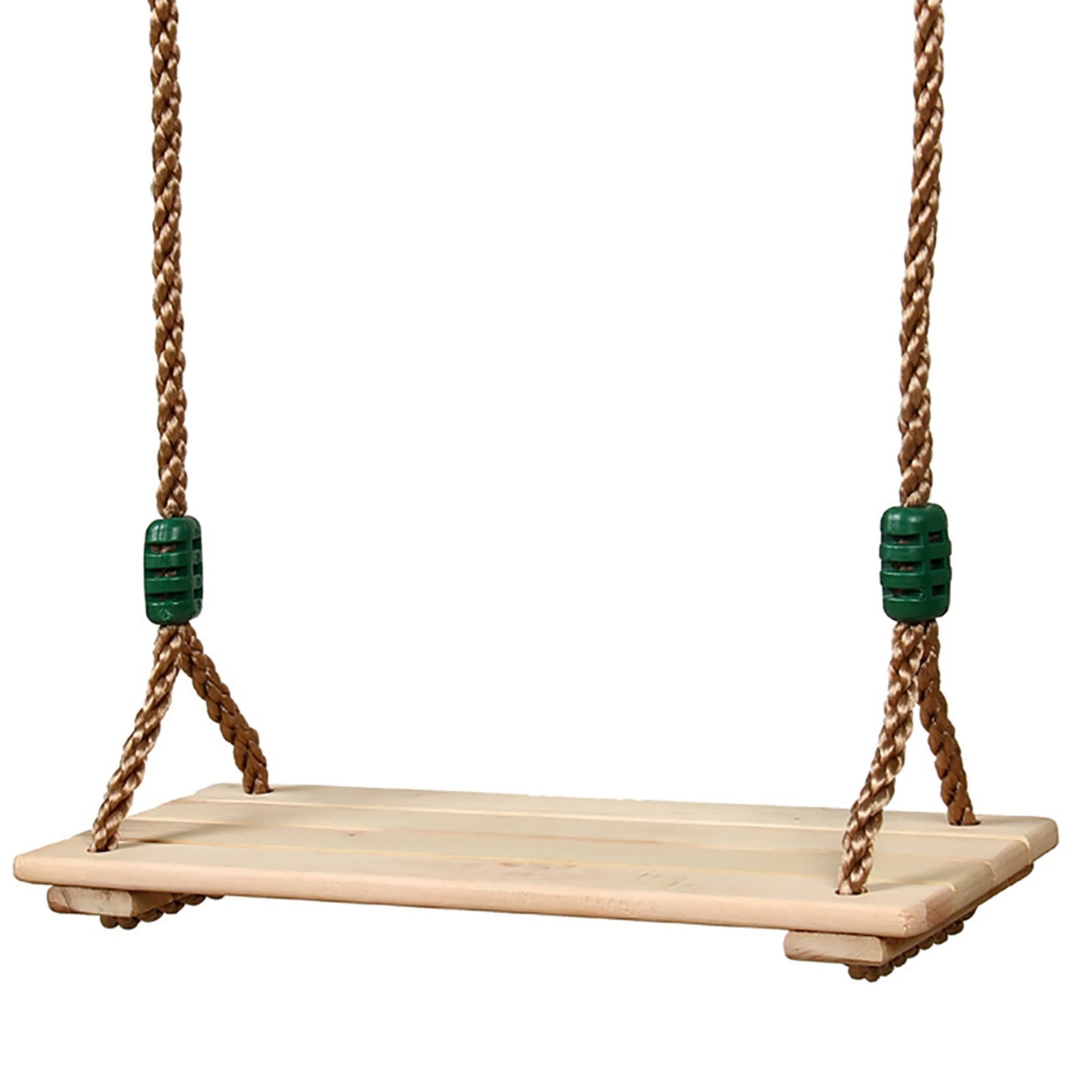 Adjustable Wooden Rope Swing Flat Seat Garden & Patio Hanging Swing Children Summer Outdoor Fun Game Toy