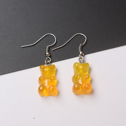 Gummy Bear Dangle Earring Womens Retro Fashion Styligh Candy Earring Drop Style Earrings Choose Color Great Gift