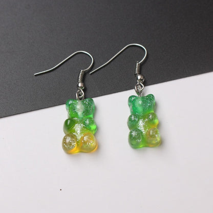 Gummy Bear Dangle Earring Womens Retro Fashion Styligh Candy Earring Drop Style Earrings Choose Color Great Gift