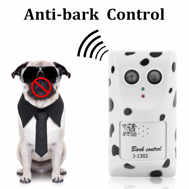 Ultrasonic Dog Anti Bark Training Device Dog Repeller Trainer Equipment Trains Dogs Not To Bark Barking Training Robot Pet Supplies