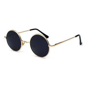 Retro Vintage Round Polarized Sunglasses Designer Brand Sunglasses Metal Frame Eyewear Driving UV400 Choose Color