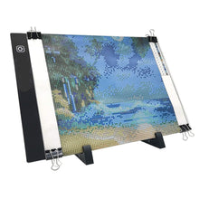 Load image into Gallery viewer, Diamond Painting A5 Led Light Pad Lamp Board For Painting Drawing Diamond Painting USB Powered Metal Stand Tools Accessories Kit
