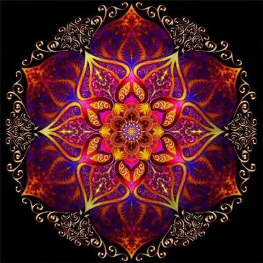 DIY 5D Diamond Painting Mandala Diamond Pattern Cross Stitch Embroidery Needlework Full Drill Painting Home Decor