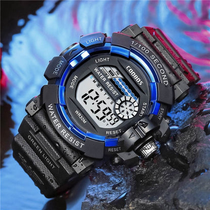 Digital Wristwatches Military Mens Sports Watch Waterproof Quartz Led Calendar Waterproof Digital Watch Choose Color