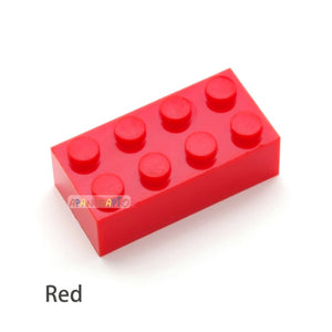 40pcs DIY Building Blocks Thick Figures Bricks 2x4 Dots Educational Creative Size Compatible With 3001 Plastic Toys for Children