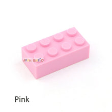 Load image into Gallery viewer, 40pcs DIY Building Blocks Thick Figures Bricks 2x4 Dots Educational Creative Size Compatible With 3001 Plastic Toys for Children
