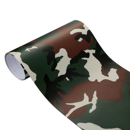 30cm*100cm Vinyl PVC Camouflage Car Sticker Wrap Film Woodland Army Military Green Camo Desert Decal For Auto Motorcycle