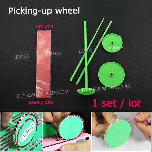 DIY 5D Tool Diamond Painting Wheel Tool Inline Crystals Hot Fix Rhinestone Painting Tools