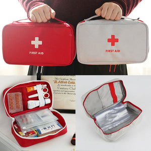 Portable Camping First Aid Kit Emergency Medical Bag Waterproof Car kits bag Outdoor Travel Survival kit Empty bag Househld