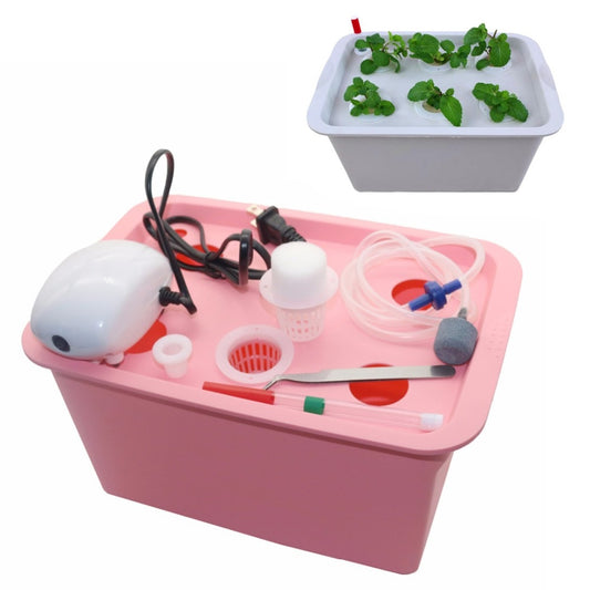 1 Set 6 Holes Plant Site Hydroponic System Indoor Garden Cabinet Box Grow Kit Bubble Garden Pots Planter Nursery Pot