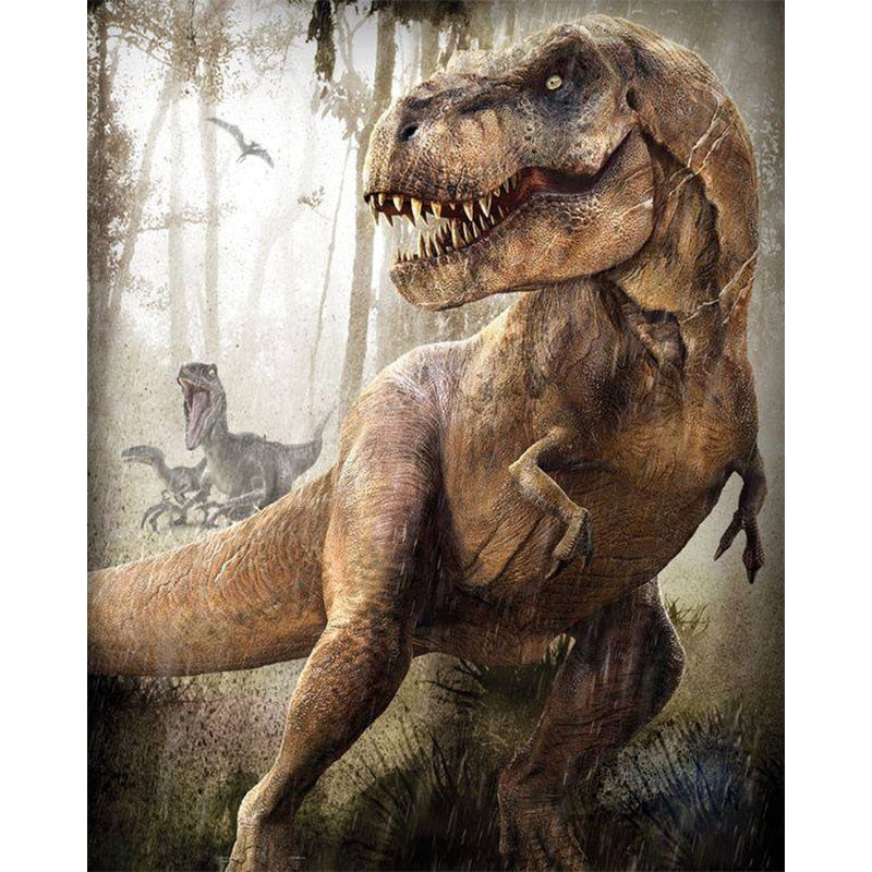 5D DIY Diamond Painting T-Rex Dinosaur Full Square Drill 3D Cross Stitch Rhinestone Embroidery 5D Home Decor Gift