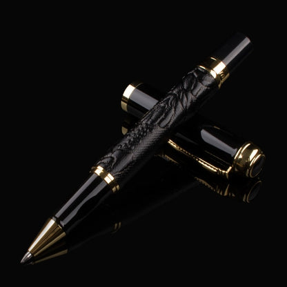 Luxury Gift Pen Set High Quality Dragon Roller Ball Pen with Original Case Metal Ballpoint Pens Office Gift