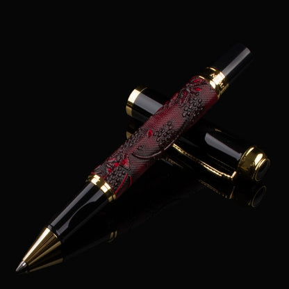 Luxury Gift Pen Set High Quality Dragon Roller Ball Pen with Original Case Metal Ballpoint Pens Office Gift