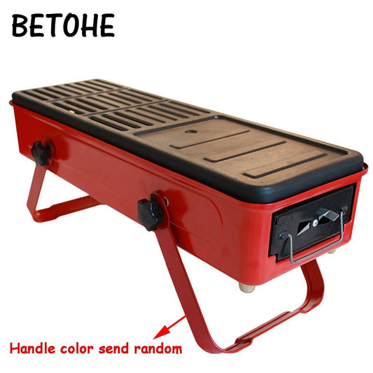 BETOHE Barbecue outdoor mini barbecue home charcoal grilling tools 3-5 people wild full set of carbon stove smokeless