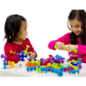 Soft Building Blocks Kids DIY Sucker Funny Silicone Block Model Construction Boys Girls Toy For Children Great Gift