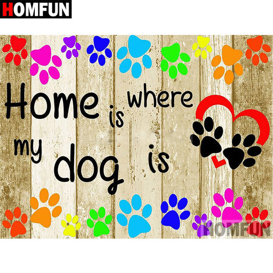 Dog 5D Diamond Dotz Painting DIY Full Drill Square Round Diamonds Cross Stitch Embroidery Rhinestone Painting Home Decor