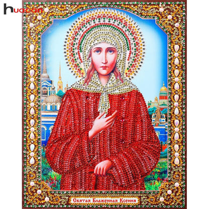 5D Diamond Embroidery Religious Icon Resin Diamond Picture Mosaic DIY Special 5D Diamond Painting Decor Home 20x30CM